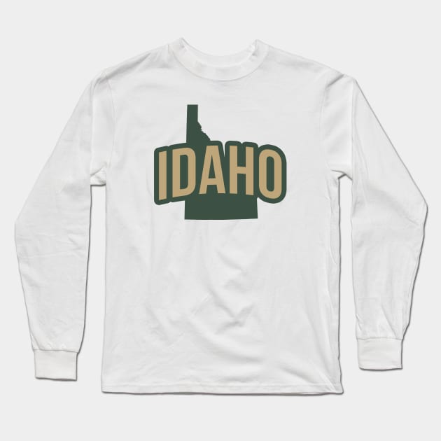 Idaho State Long Sleeve T-Shirt by Novel_Designs